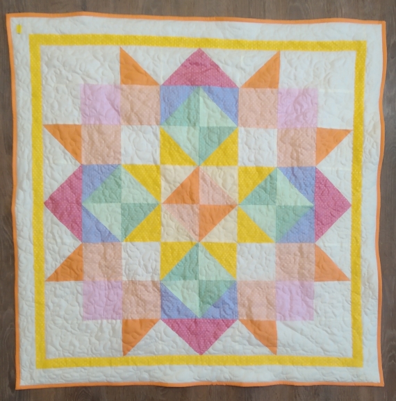 Лоскутное одеяло " Солнечный калейдоскоп"