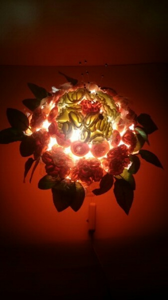 Подарочные наборы - ночник  "Розочки - цветочки"