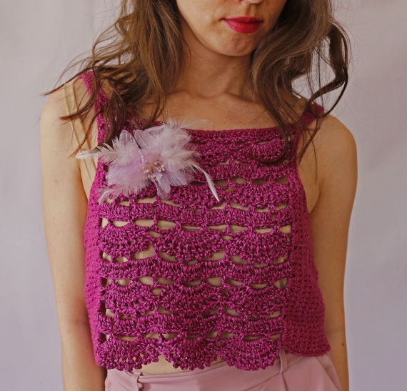 Топ ажурный