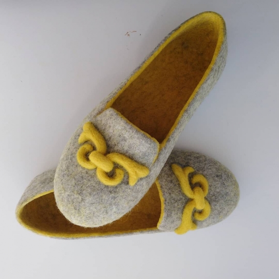 Валяные тапочки