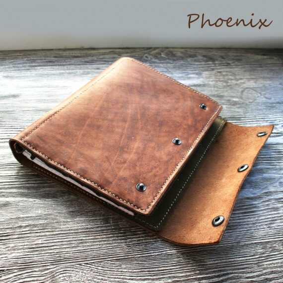 Блокнот из натуральной кожи для художника