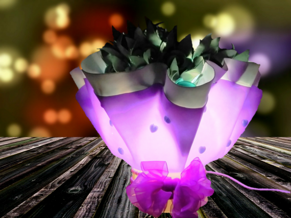 Ночник букет роз