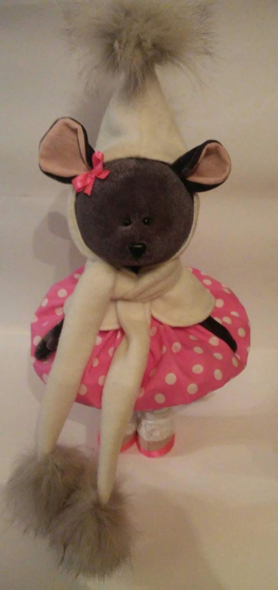 Текстильная игрушка Мышка