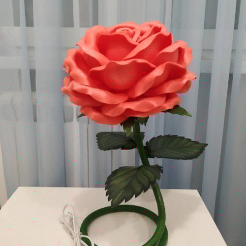 Роза светильник из изолона