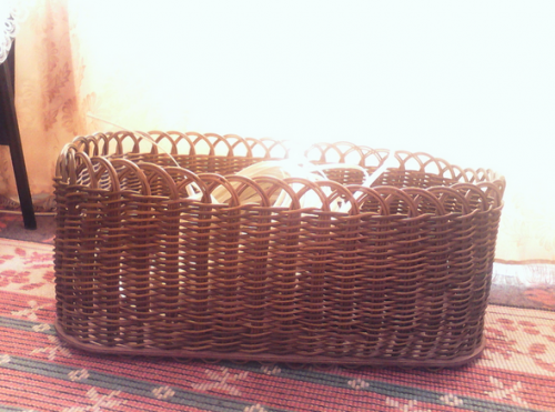 Коробы и корзины плетёные