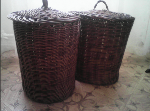 Коробы и корзины плетёные