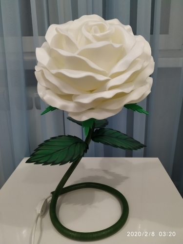 Роза ночник из изолона