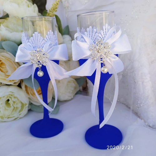 Свадебные бокалы "Небесная гладь"