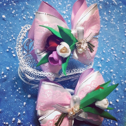 Бантики тюльпаны