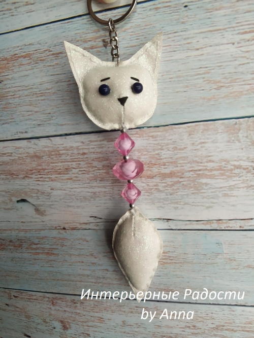 Брелок из экокожи