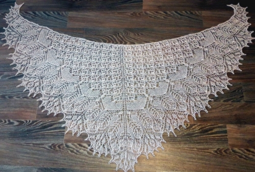 Шаль "Рождественская сказка"