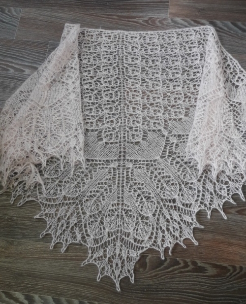 Шаль "Рождественская сказка"