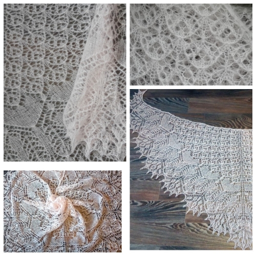 Шаль "Рождественская сказка"