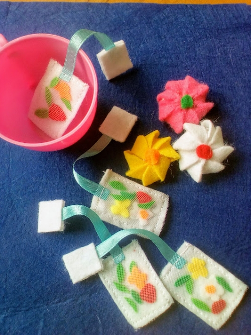 Пакетики чая игровая кухня