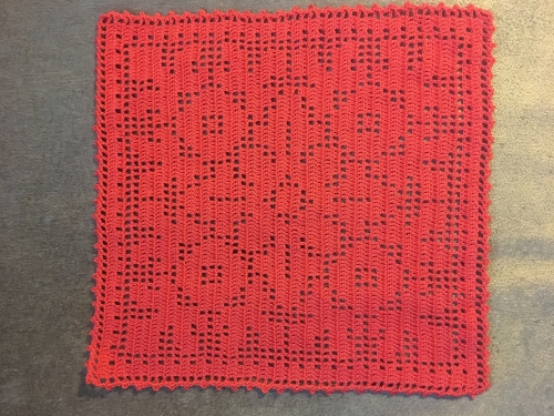 Салфетка вязаная крючком