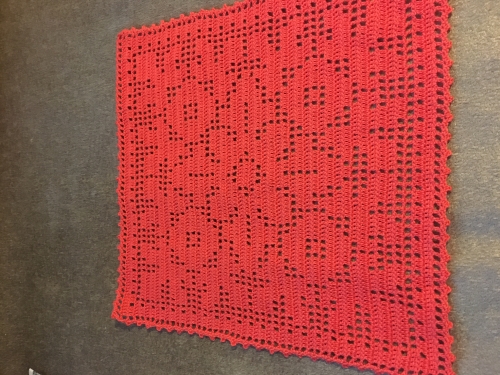 Салфетка вязаная крючком