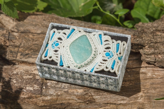 Браслет "Снежный полдень"