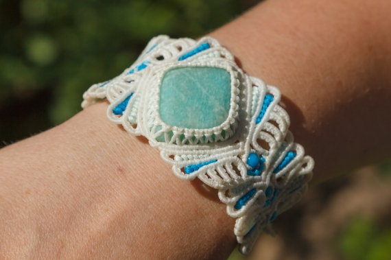 Браслет "Снежный полдень"