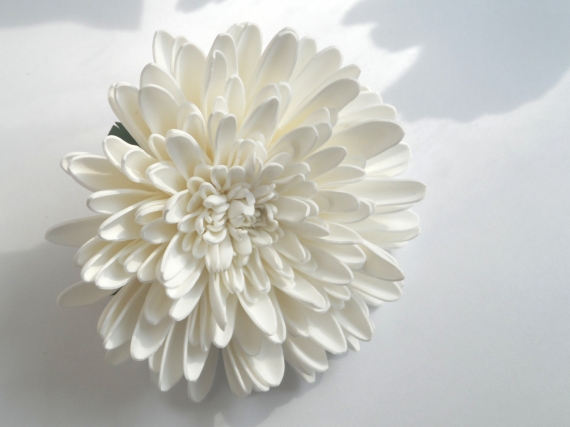 Зажим для волос хризантема из фоамирана