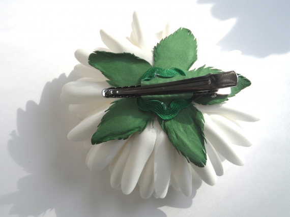 Зажим для волос хризантема из фоамирана