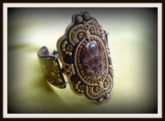 Браслет из полимерной глины ,цена 500руб