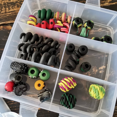 Дредобусины, бусины для дред ручной работы