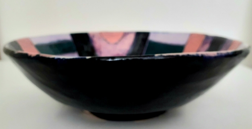 Расписная глубокая тарелка