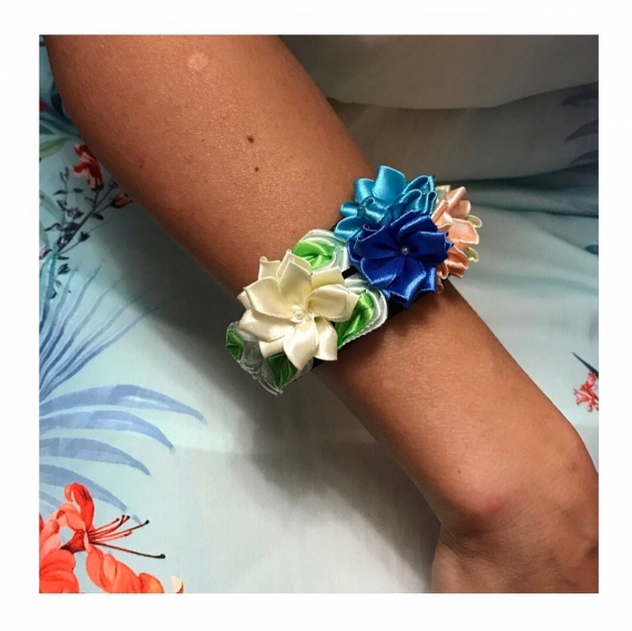 Комплект заколка и браслет