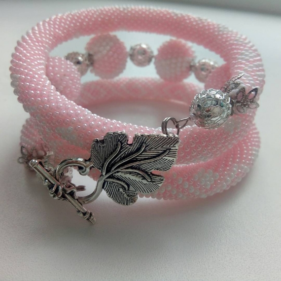 Комплект серьги-кисти и браслет