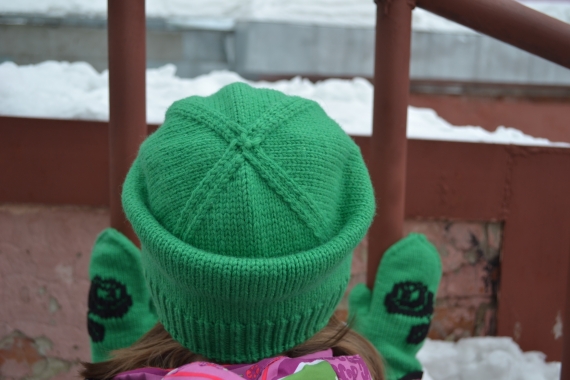 Комплект зимний "черная роза"