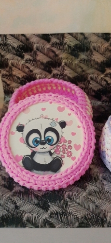 Корзинка "Панда"