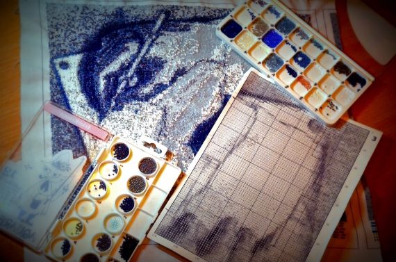 Картины вышитые бисером