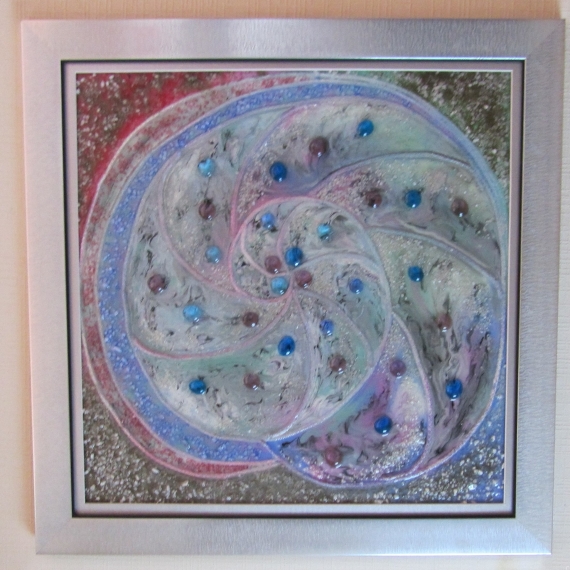 Картина с эффектом стекла