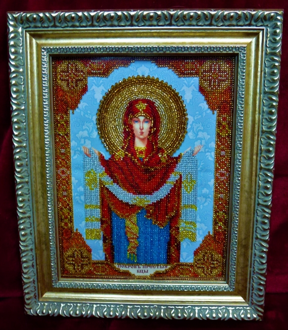ИКОНА "ПРЕСВЯТОЙ БОГОРОДИЦЫ ПОКРОВ