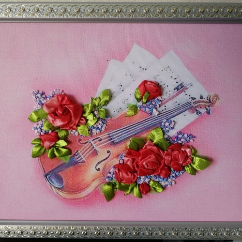 Картина лентами