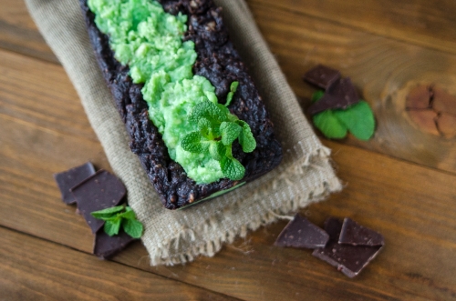 Мыло ручной работы "Шоколад и Мята"