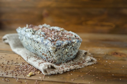 Мыло ручной работы "Льняной Скраб" с лифтинг-эффектом