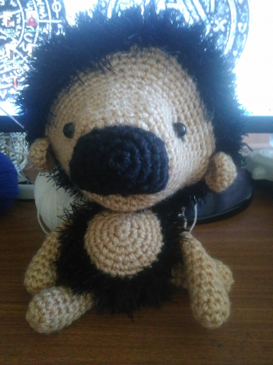 Ёжик КУКА вязаный