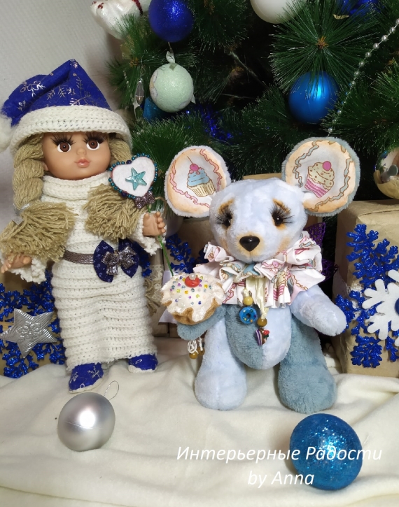 Мышка"Арлекин-сладкоежка"