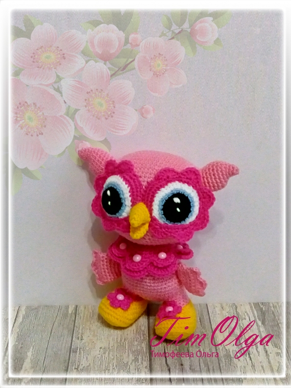 Сова - игрушка вязанная