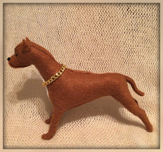 Собачки из фетра