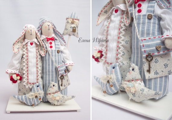 Свадебные зайцы-неразлучники