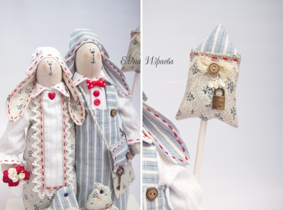 Свадебные зайцы-неразлучники