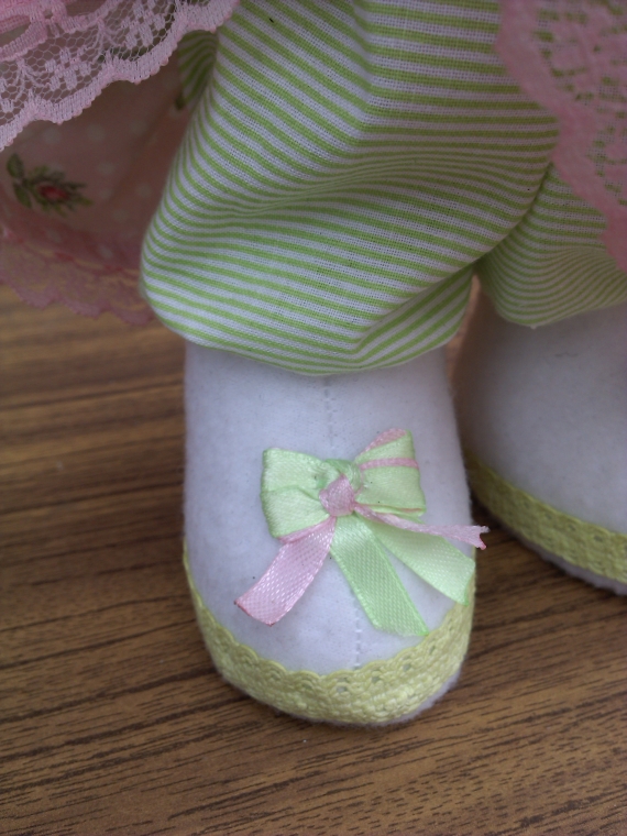 Розово-салатовая Зайка