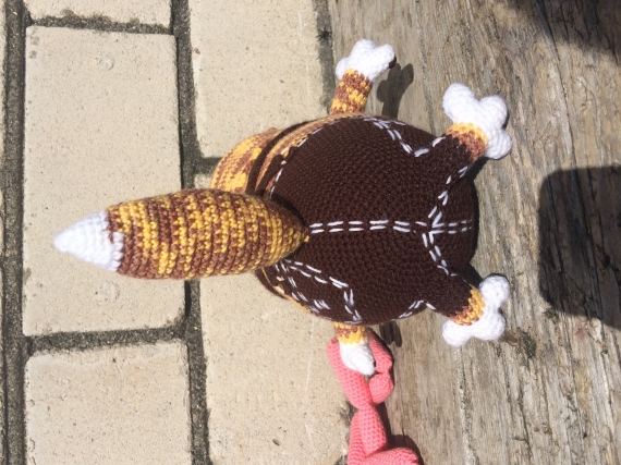 Вязаная игрушка кот Василий