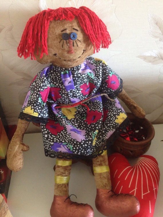 Кофейная куколка ручной работы