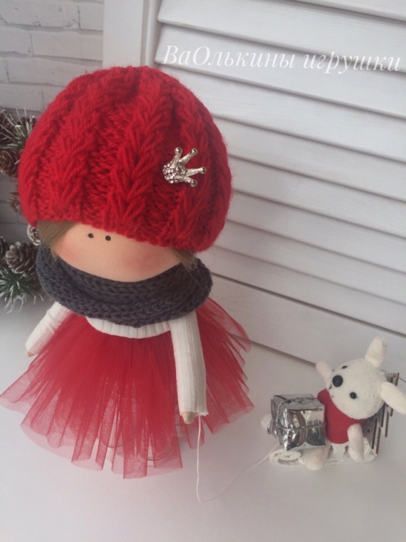 Кукла текстильная