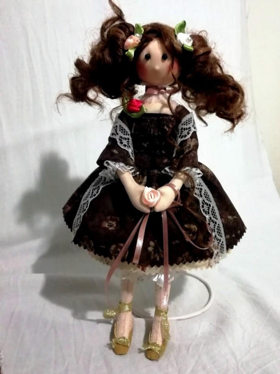 Кукла текстильная, интерьерная