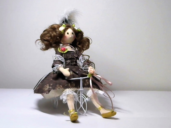 Кукла текстильная, интерьерная