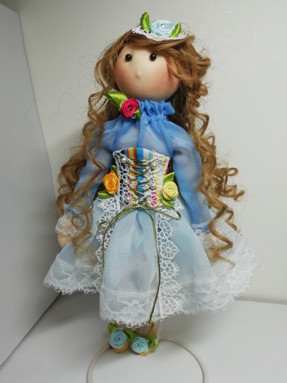 Кукла текстильная, интерьерная